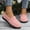 #323-Pink, variant on Wowcloth Women's Fashion Casual Winter Solid Color Driving Shoes – Comfortable Faux Fur Lined Slip-On with Round Toe Design for Daily Casual Wear