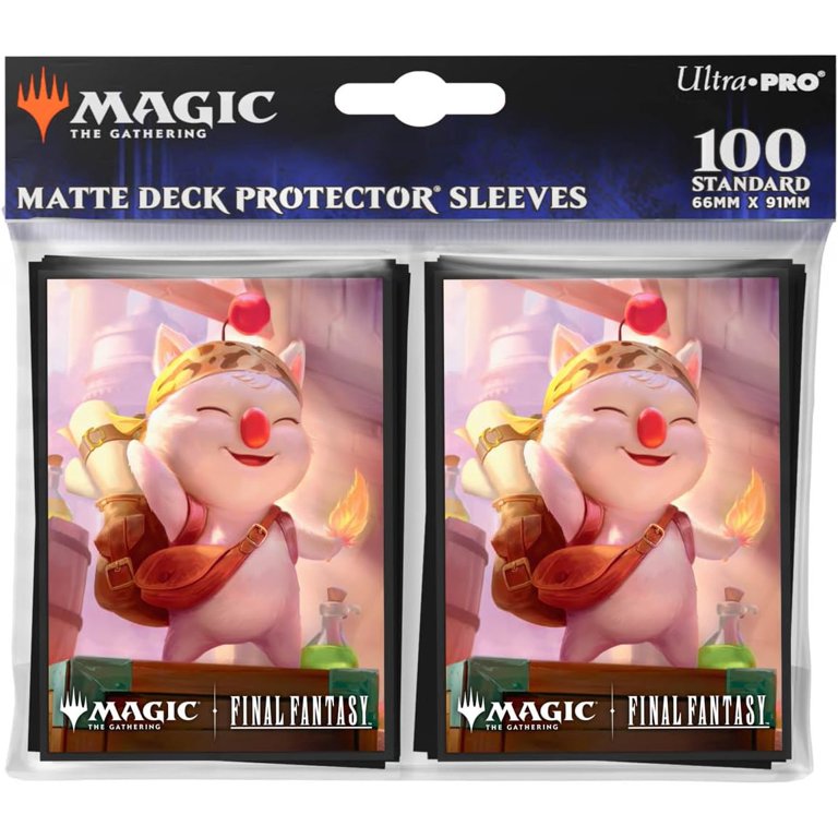 moogle card sleeves MFS-22 Magic: The Gathering x FINAL FANTASY Created for MTGs collab with hit game franchise Final Fantasy moogle card sleeves Moogle Card