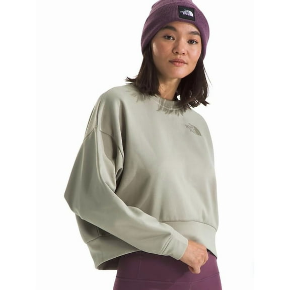 The North Face, Women's, Women's Horizon Fleece Crew, Clay Grey, XXL