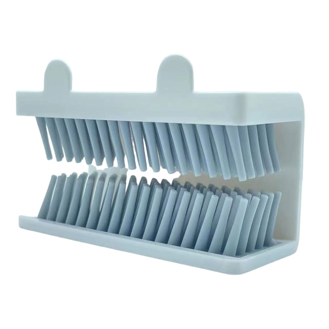 Bewildely El filtro de ducha del baño evita que los zuecos del cabello se adhieran a los azulejos y superficies de vidrio Colector de cabello de Juegos de accesorios de baño Blanco