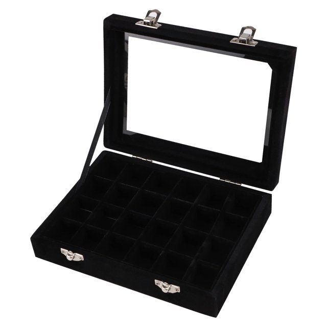 Jewellery Box Jewellery Organiser for Ring Earring Necklace Jewellery Display Box Storage Box Jewellery Showcase with Lid
