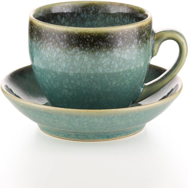 SHAOSZC Taza de café de cerámica elegante y con estilo: un complemento perfecto para la oficina en casa o como regalo: una pieza clásica y atemporal para su colección de artículos para bebidas. Apta