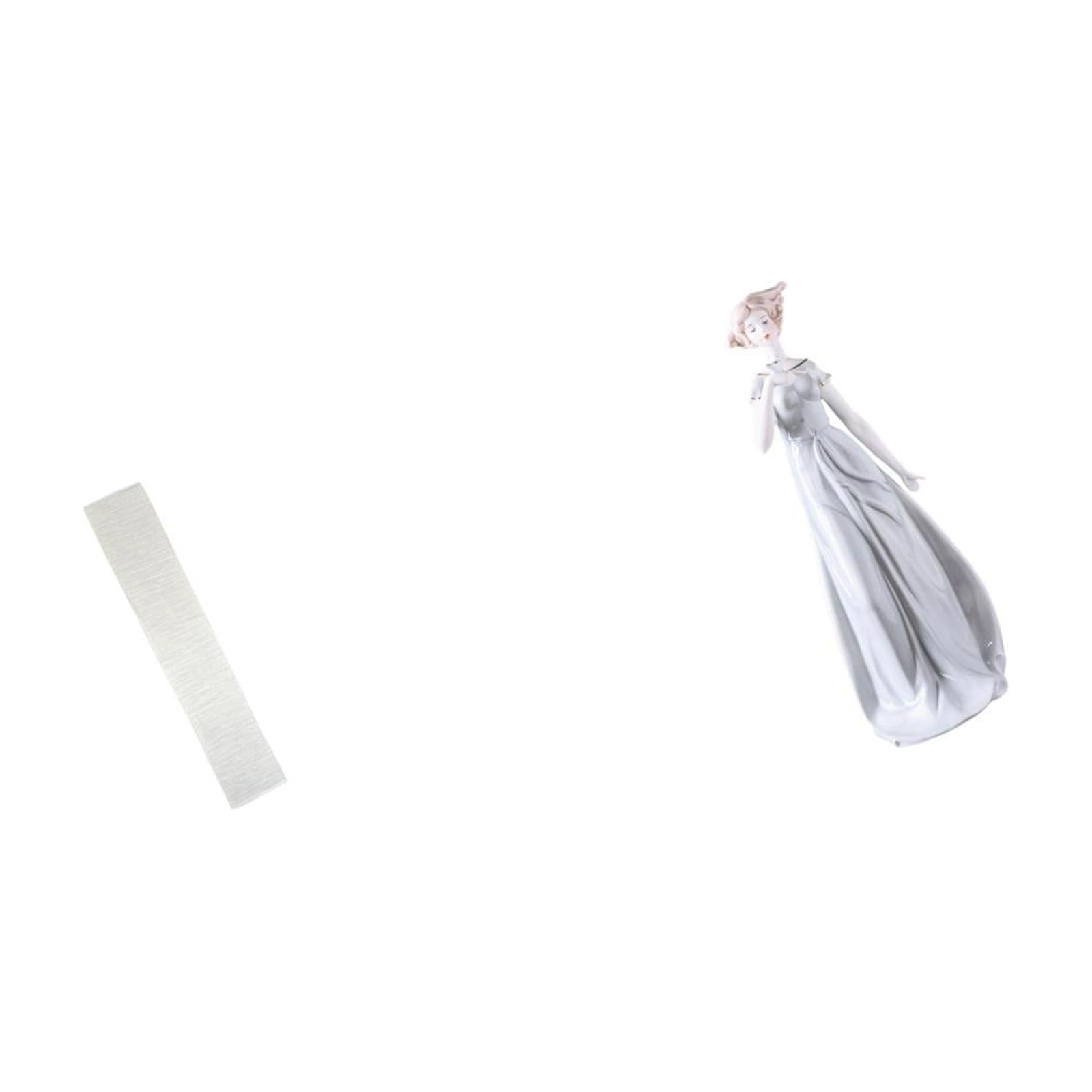 2 Pieces Floor Lamp Shade Figurine Ornament Paper Material Modern Nordic Decoration for Living Room Shelf Desk
