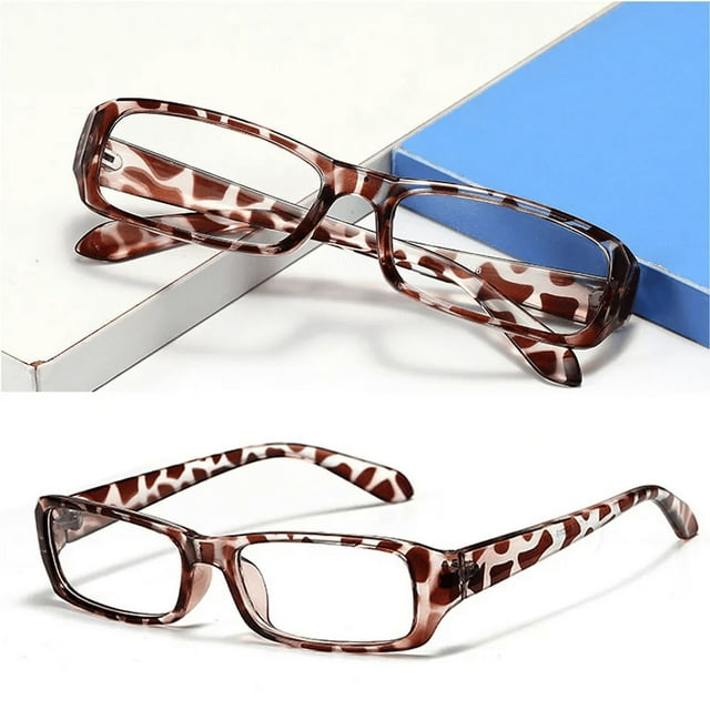 DEBGFS Reading Glasses Blue Light Blocking Computer Reading Glasses Highly Strength Readers Rectangular Readers for Women Men Lightweight Magnification Presbyopia Eyeglasses 4.50 ~ 8.00,Tortoise