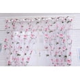 thumbnail image 3 of 100 X 84 Curtains Double Window Curtains Sheer Curtain Cover Tulle Door Window Peony Brilliant Screens PK Balcony Home Decor Curtain Single Panel, 3 of 8