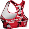 thumbnail image 2 of ProSphere Women's Northeastern University Camo Sports Bra, 2 of 7