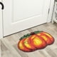 thumbnail image 4 of Oioii Pumpkin Bathroom Rugs for Happy Halloween, Cute Pumpkin Shaped Rugs, Tub Living Bedroom Kitchen Decoration Entrance Blanket Bedside Blanket, 4 of 6