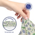 thumbnail image 5 of Botanical Office Chair Slipcover, Garden Blossoms Blackberry Branches Leaves Herbal Foliage Summer, Protective Stretch Decorative Fabric Cover, Standard Size, Lavender Blue Fern Green, by Ambesonne, 5 of 5
