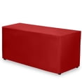 thumbnail image 1 of Gee Di Moda Fitted Tablecloth - 72 x 30 Inch Red Fitted Table Cloth for 6 Foot Rectangle Table - Heavy Duty Washable Fabric - for 6 Ft Buffet Table Holiday Party Dinner Wedding & Trade Show, 1 of 3