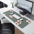 thumbnail image 2 of Vintage Groovy Flowers Desk Mat: Perfect Blend of Style & Functionality! Extended Gaming Mouse Pad for Smooth Office Work & Gaming, Large Mousepad with Non-Slip Rubber Base - 31.5x11.8 inches, 2 of 7