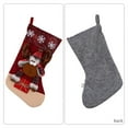thumbnail image 6 of Xuniizn Christmas Stockings Bulk, Assorted Festive Xmas Stockings for Fireplace Mantel Decor, Traditional Holiday Ornaments, Christmas Decorations for Home, Cloth, Red, 6 of 7