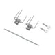 thumbnail image 2 of Tenedor giratorio para pollo asado, tenedor para asar, herramienta de cocina práctica, soporte Universal para pavo, Kit de para parrilla para 28cm, 2 of 8
