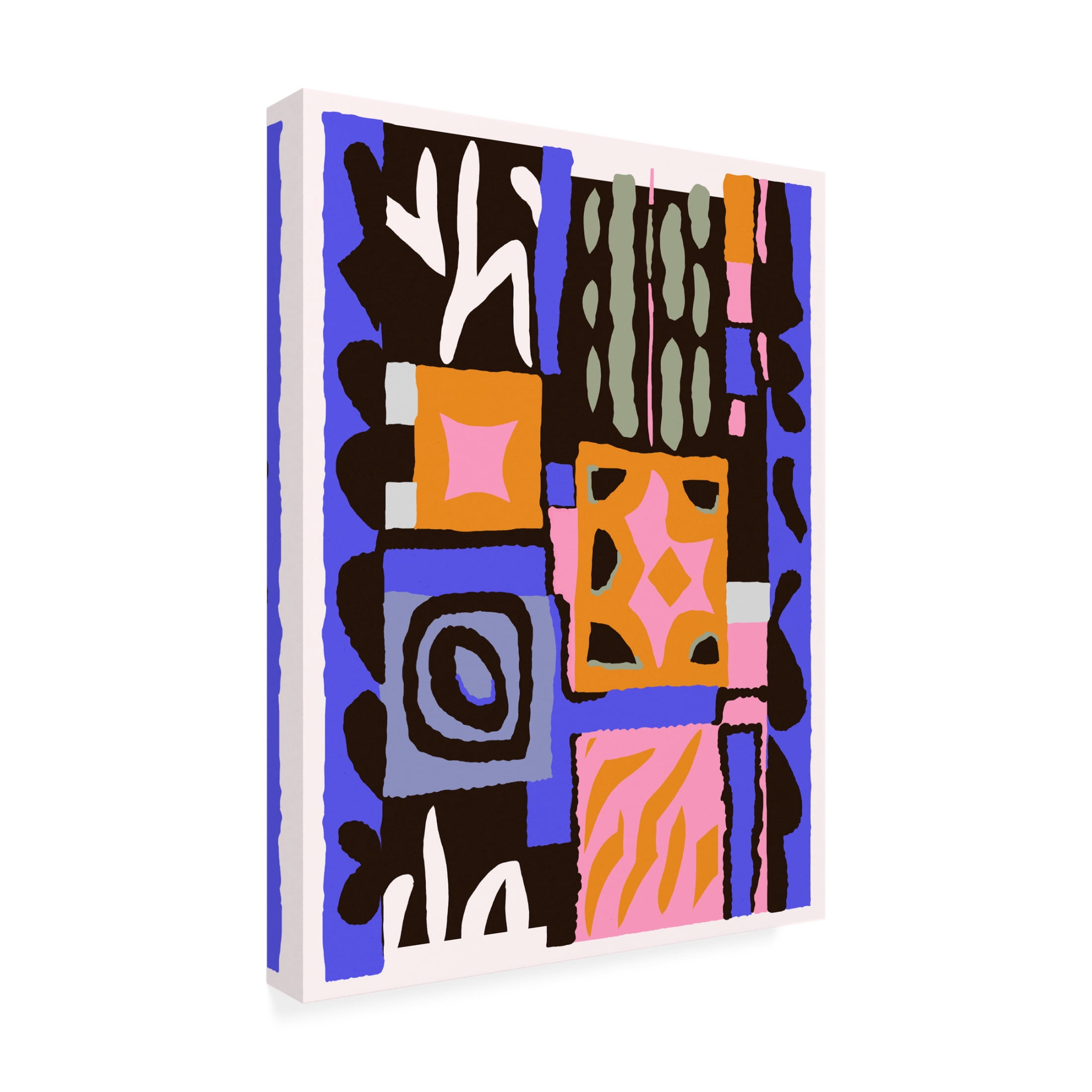 Trademark Fine Art Treechild Purple Peru Pattern Canvas Wall Art