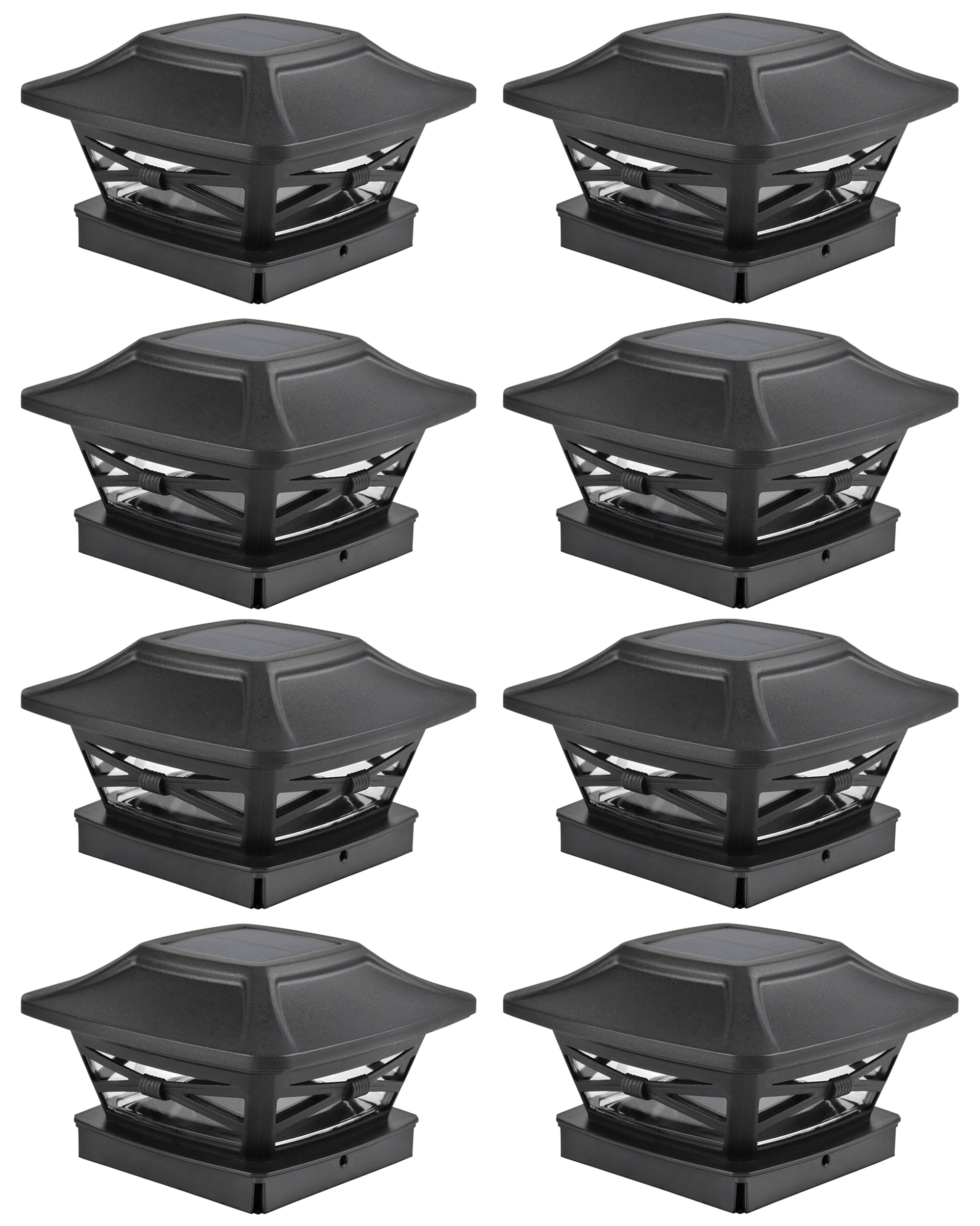 Davinci Renaissance Solar Post Cap Lights Bright LEDs, Cordless, 4x4