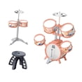thumbnail image 3 of Batería para niños pequeños, instrumentos musicales de percusión, ligeros, educación temprana Estilo D, 3 of 9