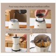 thumbnail image 2 of Cafetera Moka Tipo Aluminio de 150 Ml, Cafetera Exprés, Estufa, Uso en el Hogar y la Oficina,A, 2 of 5
