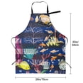 thumbnail image 5 of Lsque Sea Inhabitans and Herb Waterproof Apron Chef Aprons for Men Heavy Duty Chemical Work Apron Extra Long Grilling Aprons with Adjustable Bib Apron, 5 of 9