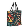 thumbnail image 2 of Sigee Berries and Flowers Print Large Capacity Zippered Tote Bag - Durable, Stylish and Versatile for Everyday Use, 2 of 9