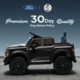thumbnail image 5 of Outfunny Kids Ride on Car, Licensed Ford-Shelby F-150 12V Ride on Toy Truck for Toddlers with Remote, Trunk - White, 5 of 9