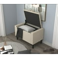 thumbnail image 3 of HMD Banc de Rangement Rembourré en Braylen 29 Po, Beige, 3 of 5