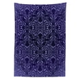 thumbnail image 3 of Ambesonne Floral Tablecloth Rectangular Table Cover, Royal Victorian Pattern, 60"x90", Dark Purple Lavender, 3 of 4