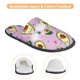 thumbnail image 3 of Fotbe Different Avocados Pantuflas Peludas para Mujer con Estampado, Zapatillas de Peluche, Zapatos de Invierno para Casa, Uso Interior y Exterior-Medium, 3 of 8