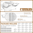 thumbnail image 4 of 22 Pack Adhesive Hat Hooks for Wall, Super Strong Hat Rack for Baseball Caps, Minimalist Hat Organizer Display for Home Decor, Hat Hangers Holder for Wall, Door, Closet, No Drilling (Black)2024, 4 of 6
