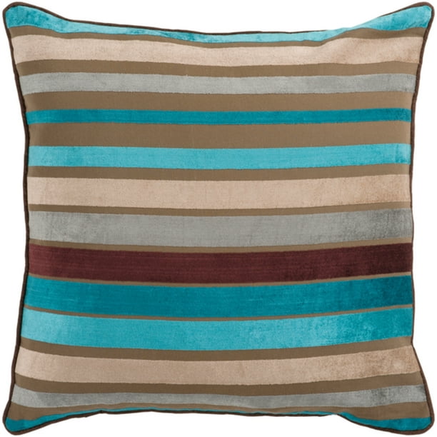 Contemporary Js024 1818d Square 18 X 18 Pillow Cover Down Insert