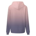 thumbnail image 4 of Lindreshi Hoodies for Women Sweatshirts Women's Casual Printed Hooded Button Pocket Long Sleeved Top Sweater, 4 of 4