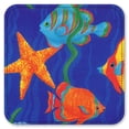 thumbnail image 2 of Vinyl Drink Coasters - Set of 4 - Fish, 2 of 3