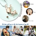 thumbnail image 3 of Deer Urn Necklace for Ashes Stainless Steel Antler Cremation Jewelry Urn Necklace for Pet/Human Ashes for Women Men, 3 of 8