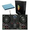 Hercules DJControl Inpulse 200 Compact DJ Controller Bundle with Genesis Tech Polishing Cloth and FL Studio 20 Fruity Edition (Download Card)