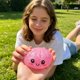 thumbnail image 5 of Squishies Tansix dumpling rosa claro con glitter y caja, 5 of 9