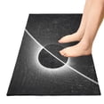 thumbnail image 5 of Haosy Solar Eclipse Bathroom Rugs Non Slip Absorbent Soft Plush Quick Dry Bath Mat, 39"x20", 5 of 8