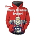 thumbnail image 5 of Sudadera con capucha con estampado 3D y gráfico navideño para hombres y mujeres, sudaderas casuales con diseño de Papá Noel y alce, ropa de calle de gran tamaño para hombres, 5 of 5