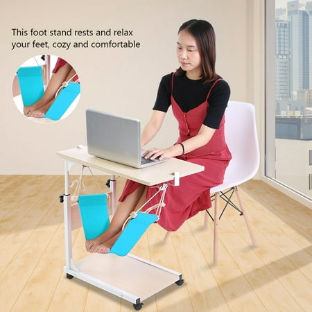 Mgaxyff Folding Home Office Feet Rest Stand Adjustable Desk