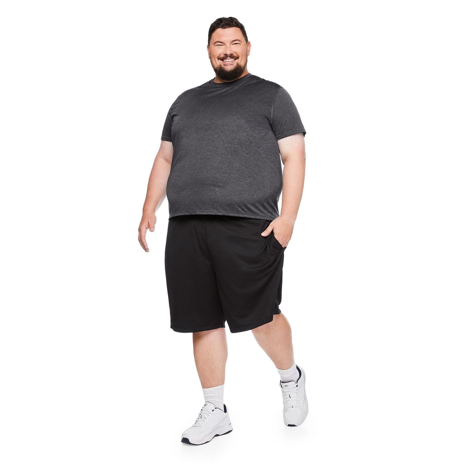 Short en maille Athletic Works Plus pour hommes