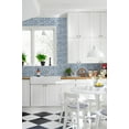 thumbnail image 4 of Daisy Bennett DB20502 18 ft. Sorento Tile Wallpaper, Navy, 4 of 9