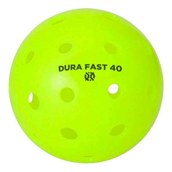Dura Fast 40 Pickleballs by Onix | Outdoor Pickleball | Neon Green | Pack of 6 | Approved and Sanctioned for Tournament Play