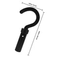 thumbnail image 2 of PENIKOKO 2Pcs Pool Robot Cleaner Hanger Black Plastic Convenient Storage for Pool Equipment, 2 of 8