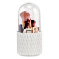 thumbnail image 1 of Clear Cosmetic Brush Container Large Capacity Waterproof Dustproof Holder for Desktop Drawer Bathroom, 1 of 2