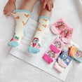 thumbnail image 5 of 10 piezas = 5 pares de calcetines genuinos de Paw Patrol 2024 para primavera y otoño, calcetines de algodón bonitos para niños y niñas, regalo de cumpleaños para niños de alta calidad, 5 of 5