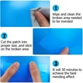 thumbnail image 4 of thinsony Waterproof PVC Repair Patches for Kayak Inflatable Boats Rectangular 20pcs, 4 of 9
