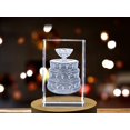 thumbnail image 3 of Davis Cup Trophy Replica | 3D Engraved Crystal Award for Sports Tournament Champion, 3 of 6