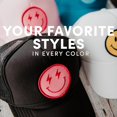 thumbnail image 3 of Certified Yapper Vintage Hat, Two Toned Funny Trucker Hat, Embroidered Vintage Baseball Cap for Women Snapback, 3 of 5