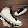 thumbnail image 2 of Ni-k-e Air Jordan 9 Retro Barons (2014) Shoes Size 10 Men's Only Tried On! 302370-106, 2 of 6