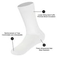 thumbnail image 2 of ELUTONG Mens Diabetic Socks 6 Pairs Extra Wide Loose Socks for Swollen Feet US 5-11, 2 of 5