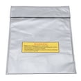 thumbnail image 4 of Lipo Battery Bag, Convenient To Use Lipo Explosion Proof Bag Long Service Life High Reliability Practical To Use  for Workshop Black,Red,Silver, 4 of 7