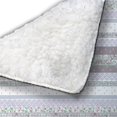 thumbnail image 5 of Amrita Sen Tapestry Reverse Wool Sherpa Blanket 30x40 Indoor Outdoor Purple, 5 of 5