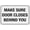 Warning Sign 2, variant on Warning Sign: Make Sure Door Closes Behind You, Tin Sign Vintage Metal Wall Decor, Suitable for Secure Areas 12x8 Inch
